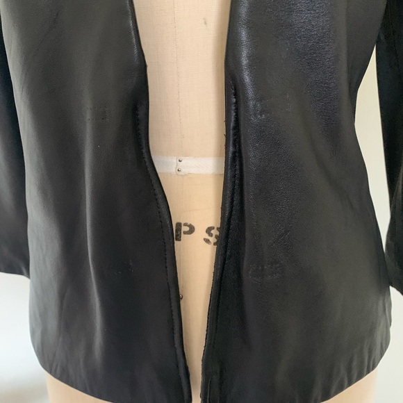 HUGO BUSCATI COLECTION LEATHER TOP - Picture 13 of 14